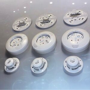 honeywell sk-fire-co co/ adressable smoke carbon monoxide detector and base lot